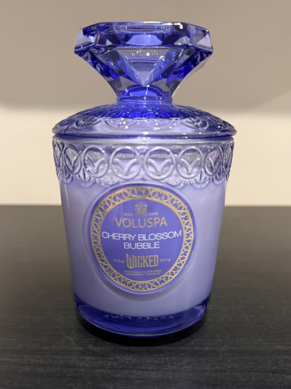 NWT Voluspa Cherry Blossom Bubble Scented Candle -